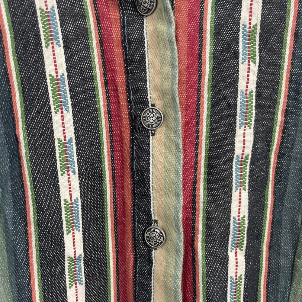 Lucky & Blessed Rodeo Button Up Aztec Print‎ Size X-Small - Picture 3 of 4